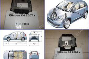 БЛОК УПРАВЛЕНИЯ   ДВИГАТЕЛЕМ CITROEN C4 1.6 HDI