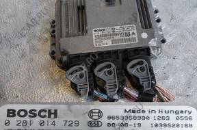 БЛОК УПРАВЛЕНИЯ ДВИГАТЕЛЕМ CITROEN C4 1.6VHDI 9665674480
