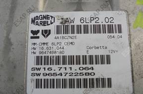 БЛОК УПРАВЛЕНИЯ ДВИГАТЕЛЕМ CITROEN PEUGEOT 1,4B 9647498180