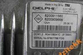 БЛОК УПРАВЛЕНИЯ ДВИГАТЕЛЕМ  Clio III 1.5dci 8200911560