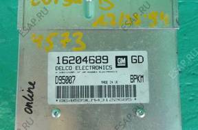БЛОК УПРАВЛЕНИЯ ДВИГАТЕЛЕМ CORSA B 1.2 16204689 GD BPKM