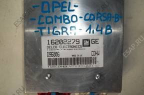 БЛОК УПРАВЛЕНИЯ ДВИГАТЕЛЕМ CORSA COMBO TIGRA 16202279 GE BEN