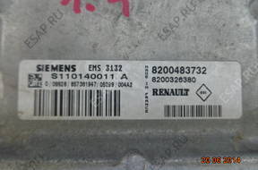 БЛОК УПРАВЛЕНИЯ ДВИГАТЕЛЕМ DACIA LOGAN 1.4 S110140011A