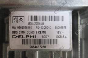 БЛОК УПРАВЛЕНИЯ ДВИГАТЕЛЕМ DELPHI HW9663548180 9664437280