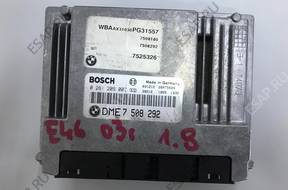 БЛОК УПРАВЛЕНИЯ ДВИГАТЕЛЕМ DME 7508292 E46 316i 318i