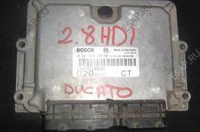 БЛОК УПРАВЛЕНИЯ ДВИГАТЕЛЕМ Ducato Boxer 2.8hdi 0281010486