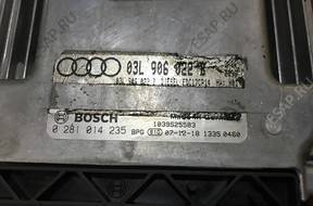 БЛОК УПРАВЛЕНИЯ ДВИГАТЕЛЕМ ECU 03L906022B Audi A4 2.0 TDI