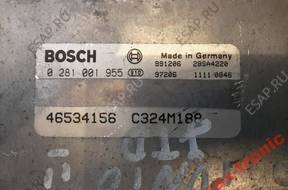 БЛОК УПРАВЛЕНИЯ ДВИГАТЕЛЕМ FIAT 0281001955 / 46534156