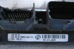 БЛОК УПРАВЛЕНИЯ   ДВИГАТЕЛЕМ fiat 1.1 MPI IAW59FM7
