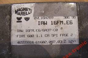 БЛОК УПРАВЛЕНИЯ ДВИГАТЕЛЕМ FIAT IAW16FM.E6/6A37-C0