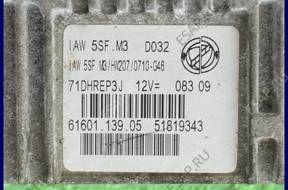 БЛОК УПРАВЛЕНИЯ ДВИГАТЕЛЕМ FIAT IDEA 1.4 IAW5SF.M3 51838680