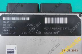БЛОК УПРАВЛЕНИЯ   ДВИГАТЕЛЕМ Fiat Punt II 46763751