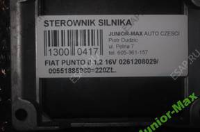 БЛОК УПРАВЛЕНИЯ ДВИГАТЕЛЕМ FIAT PUNTO II 1,2 16V 026120802