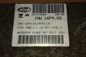 БЛОК УПРАВЛЕНИЯ ДВИГАТЕЛЕМ FIAT SEICENTO 1,1 IAW16FM.M6