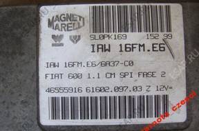 БЛОК УПРАВЛЕНИЯ ДВИГАТЕЛЕМ FIAT SEICENTO 1.1 46555916