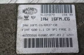 БЛОК УПРАВЛЕНИЯ ДВИГАТЕЛЕМ FIAT SEICENTO 1.1 IAW 16FM.E6