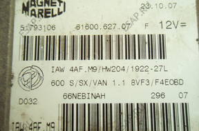 БЛОК УПРАВЛЕНИЯ ДВИГАТЕЛЕМ FIAT SEICENTO 1.1  IAW4AFM9