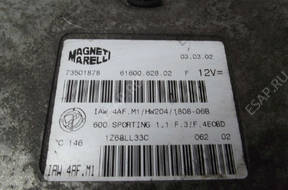 БЛОК УПРАВЛЕНИЯ ДВИГАТЕЛЕМ FIAT SEICENTO SPORTING 6160062802