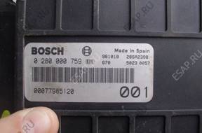 БЛОК УПРАВЛЕНИЯ ДВИГАТЕЛЕМ FIAT UNO  0280000759