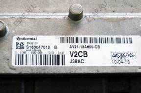 БЛОК УПРАВЛЕНИЯ ДВИГАТЕЛЕМ FIESTA MK7 1.25 AV21-12A650-CB