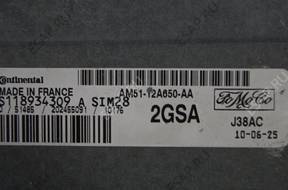 БЛОК УПРАВЛЕНИЯ ДВИГАТЕЛЕМ Focus MK2 1.6 16V AM51-12A650-AA