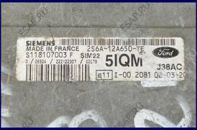 БЛОК УПРАВЛЕНИЯ ДВИГАТЕЛЕМ FORD FIESTA 2S6A-12A650-TE 5IQM