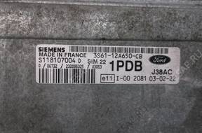 БЛОК УПРАВЛЕНИЯ ДВИГАТЕЛЕМ FORD FIESTA MK6 1.25 16V -