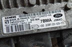 БЛОК УПРАВЛЕНИЯ ДВИГАТЕЛЕМ FORD Fusion 1.4TDCI 50kW 7BMA 2005 год