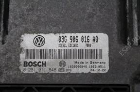 БЛОК УПРАВЛЕНИЯ ДВИГАТЕЛЕМ golf 5 V 2.0 tdi 03G906016AQ