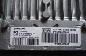 БЛОК УПРАВЛЕНИЯ ДВИГАТЕЛЕМ HDI 5WS40285C-T SW9660300280