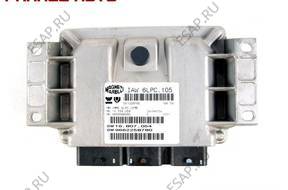 БЛОК УПРАВЛЕНИЯ ДВИГАТЕЛЕМ IAW 6LPC105 9654596080 9662258780