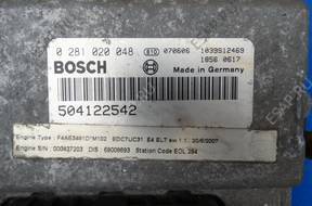 БЛОК УПРАВЛЕНИЯ ДВИГАТЕЛЕМ Iveco 0281020048 F4AE3481B *M102