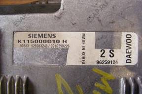 БЛОК УПРАВЛЕНИЯ ДВИГАТЕЛЕМ K115000010 H (96259124)