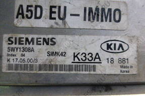 БЛОК УПРАВЛЕНИЯ ДВИГАТЕЛЕМ KIA RIO 1.5 16V 5WY1308A