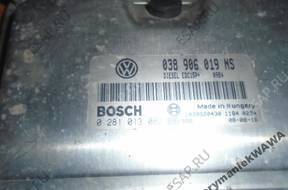 БЛОК УПРАВЛЕНИЯ ДВИГАТЕЛЕМ КОМПЛЕКТ 03806019NS FABIA 2 II 1.9