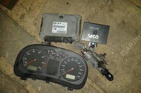 БЛОК УПРАВЛЕНИЯ ДВИГАТЕЛЕМ , КОМПЛЕКТ immobilizer Golf IV 1.4