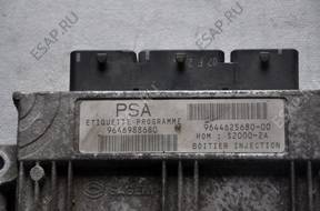 БЛОК УПРАВЛЕНИЯ ДВИГАТЕЛЕМ КОМПЛЕКТ Peugeot 206 1.4 9644625680