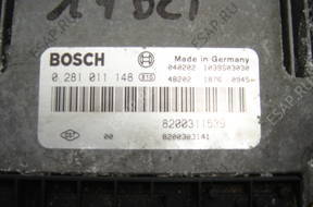 БЛОК УПРАВЛЕНИЯ ДВИГАТЕЛЕМ laguna 1.9 dci BOSCH 0281011148