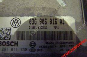 БЛОК УПРАВЛЕНИЯ ДВИГАТЕЛЕМ LEON II  2.0 BKD 03G906016AJ P