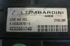 БЛОК УПРАВЛЕНИЯ   ДВИГАТЕЛЕМ LOMBARDINI LDW 492 DCI