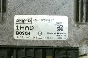 БЛОК УПРАВЛЕНИЯ ДВИГАТЕЛЕМ MAZDA 3 1.6 CD 3M51-12A650