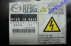БЛОК УПРАВЛЕНИЯ ДВИГАТЕЛЕМ MAZDA 6 08-12 RF8G18881F