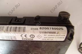 БЛОК УПРАВЛЕНИЯ ДВИГАТЕЛЕМ MEGANE II SCENIC II 8200780025