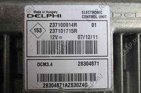 БЛОК УПРАВЛЕНИЯ ДВИГАТЕЛЕМ MEGANE III DELPHI 237100914 год,