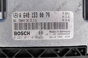 БЛОК УПРАВЛЕНИЯ ДВИГАТЕЛЕМ MER 3.2 CDI W220 LIFT A6481530079