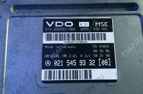 БЛОК УПРАВЛЕНИЯ ДВИГАТЕЛЕМ MERCEDES 0215459332 БЛОК УПРАВЛЕНИЯ ДВИГАТЕЛЕМ MERCEDES 0215459332