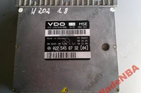 БЛОК УПРАВЛЕНИЯ ДВИГАТЕЛЕМ mercedes 022 545 87 32