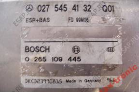 БЛОК УПРАВЛЕНИЯ ДВИГАТЕЛЕМ MERCEDES 0265109445 / 0275454132