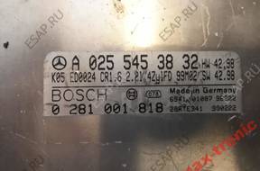 БЛОК УПРАВЛЕНИЯ ДВИГАТЕЛЕМ MERCEDES 0281001818 A0255453832