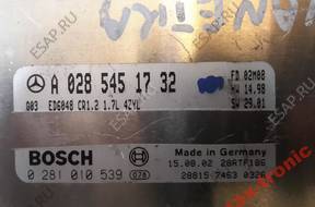 БЛОК УПРАВЛЕНИЯ ДВИГАТЕЛЕМ MERCEDES 0281010539 A0285451732